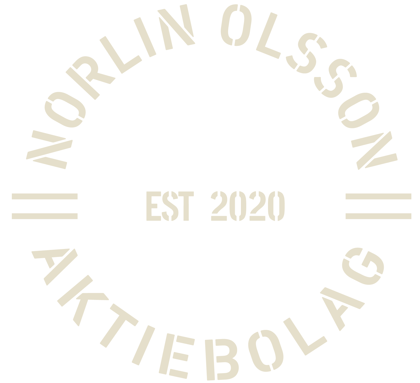 Beige logga Norlin Olsson AB